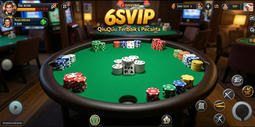 Gameplay QiuQiu yang seru dan menegangkan di 6SVIP.