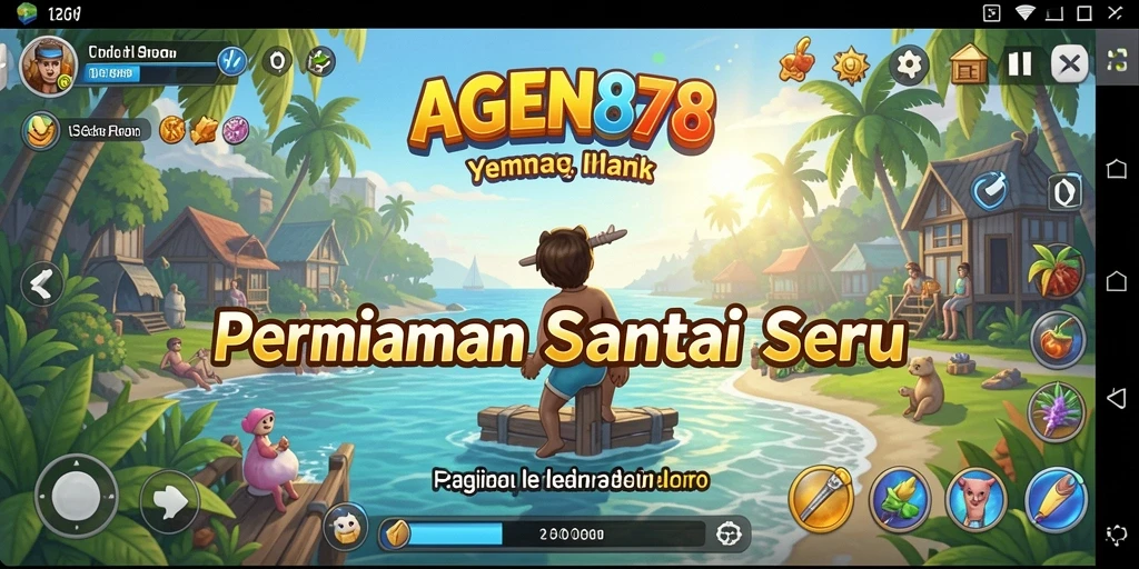 Screenshot gameplay AGEN878 menunjukkan keseruan dan tantangan dalam permainan Casual.