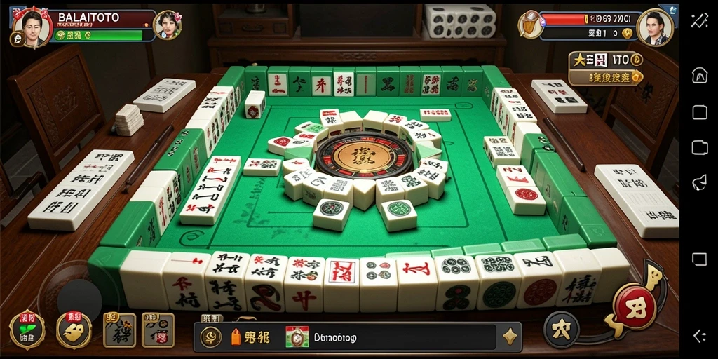Screenshot gameplay BALAITOTO menampilkan momen seru permainan Mahjong.
