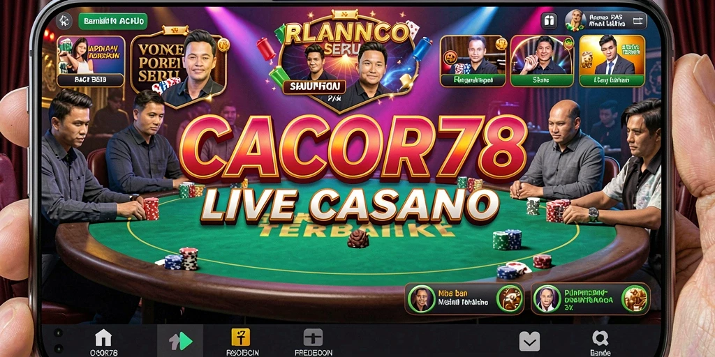 Tampilan gameplay Live Casino yang mengasyikkan di CACOR78.