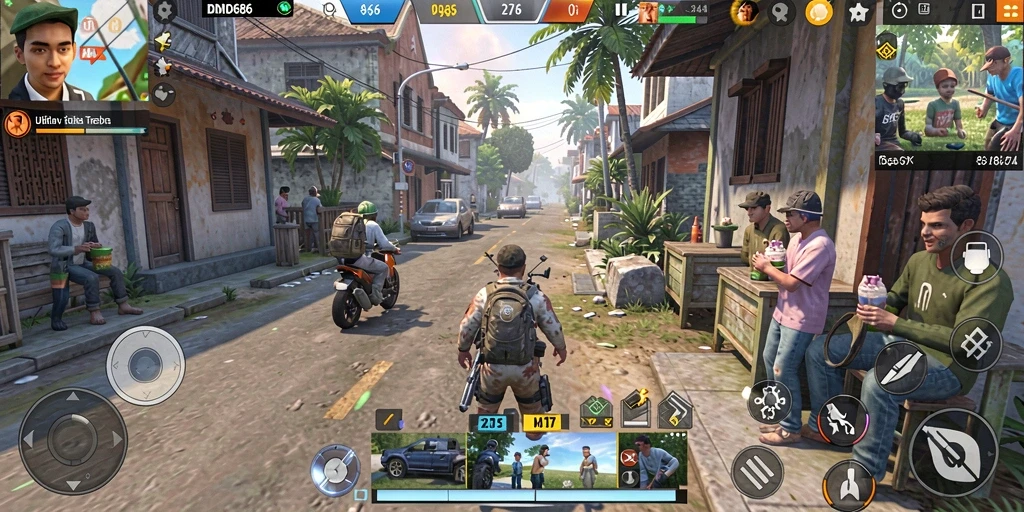 Tampilan antarmuka DMD686 yang bersih dan modern.