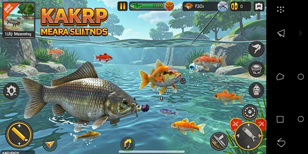 Tampilan gameplay KAKRP yang seru dan penuh warna.