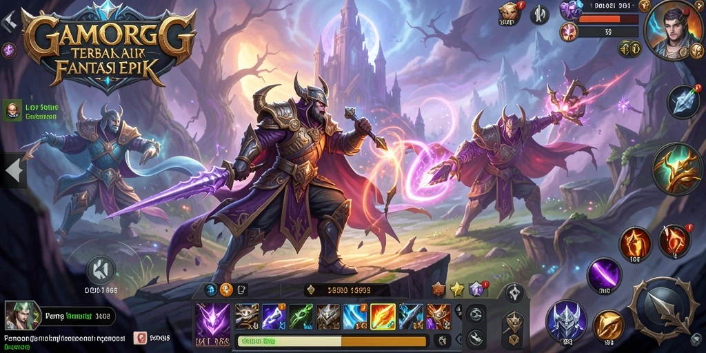 Screenshot LPO88 menampilkan aksi seru dalam dunia MMORPG.
