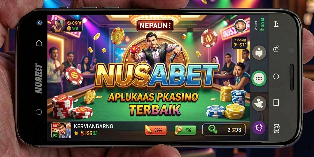 Tampilan utama NUSABET yang menampilkan permainan Kasino yang menarik.