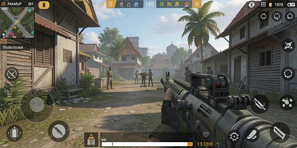 Tangkapan layar gameplay PAKARJP yang intens dan menarik.