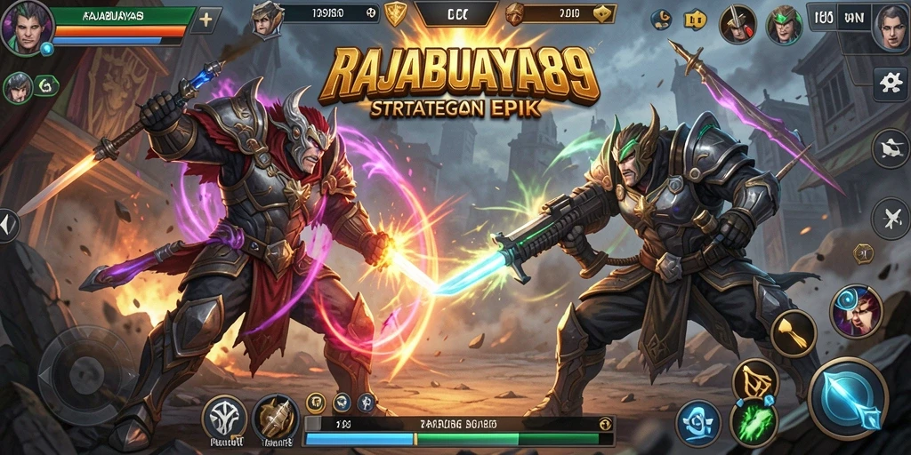 Screenshot gameplay RAJABUAYA89 yang menunjukkan taktik strategis yang mendebarkan.