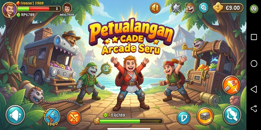 Tampilan gameplay seru dari RP6789 yang penuh tantangan.