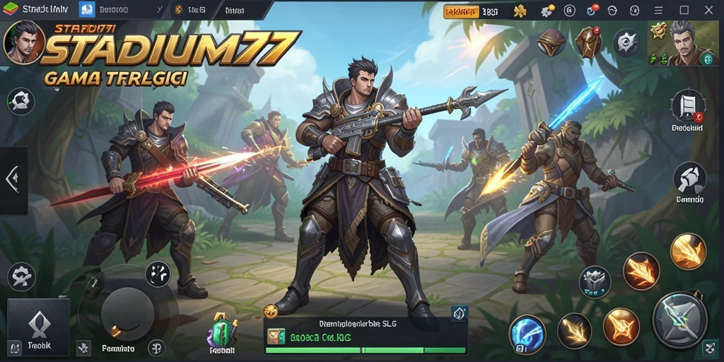 Tampilan gameplay STADIUM77 yang menarik dan dinamis.