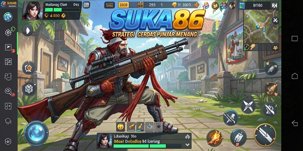 Tangkapan layar gameplay menegangkan dari SUKA86.